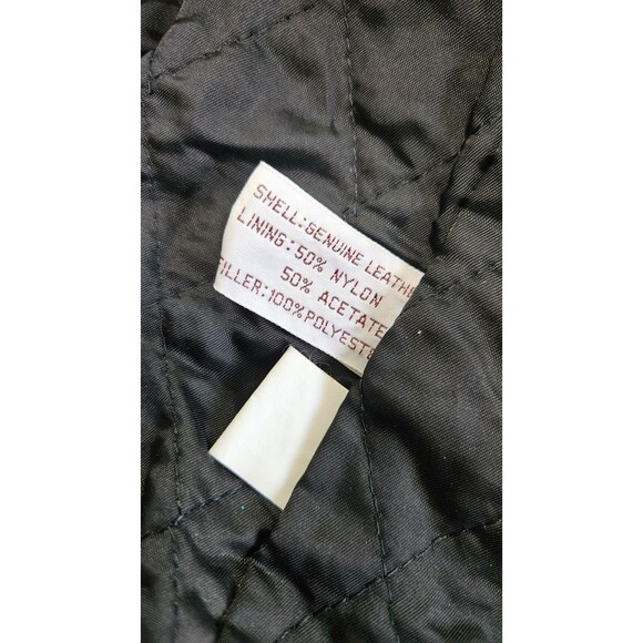 Fabiani Black Genuine Leather Finest Quality Men's Trench Coat Size L - Picture 10 of 11